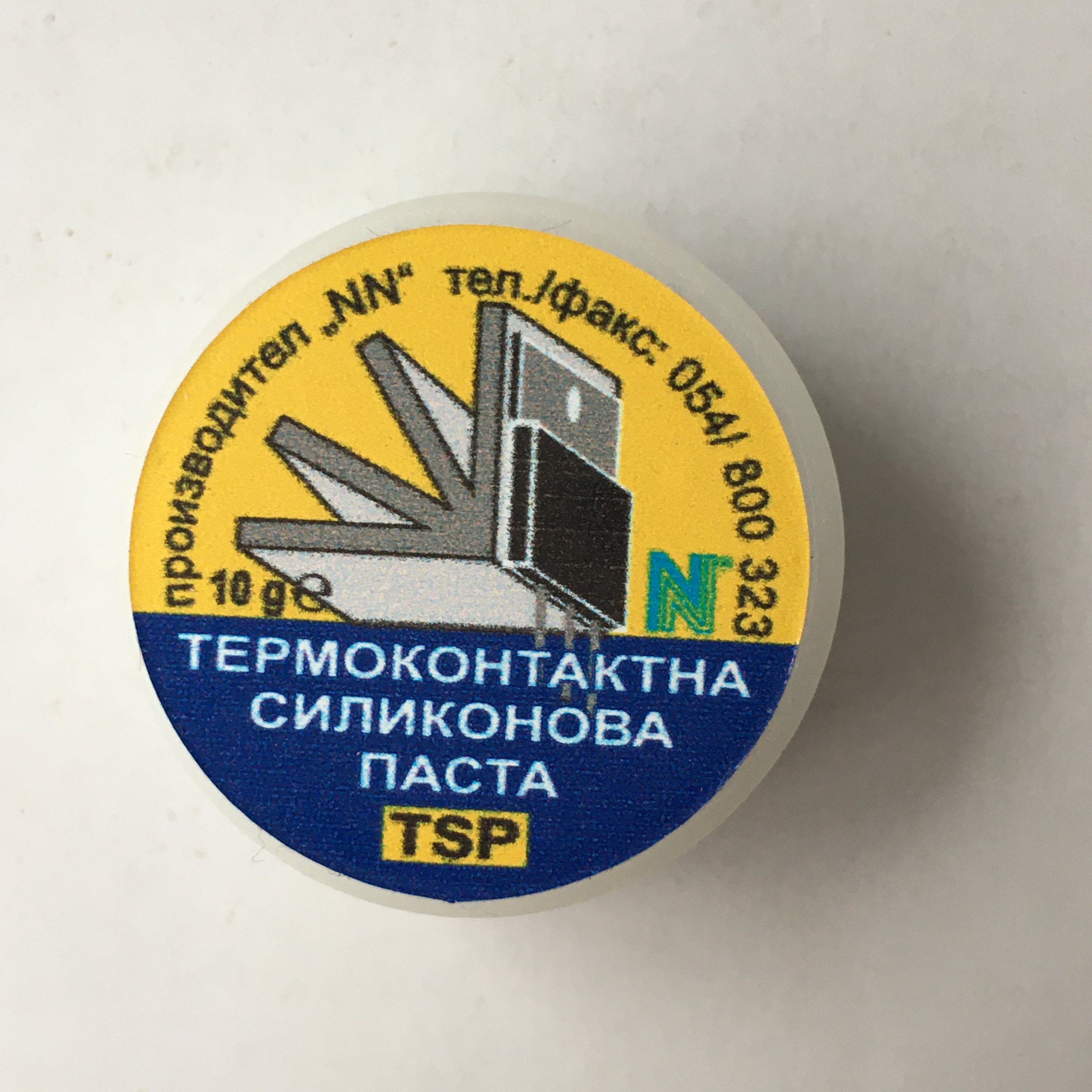 TSP10 ПАСТА ТЕРМОКОНТАКТНА  СИЛИКОНОВА TSP 10 гр. 