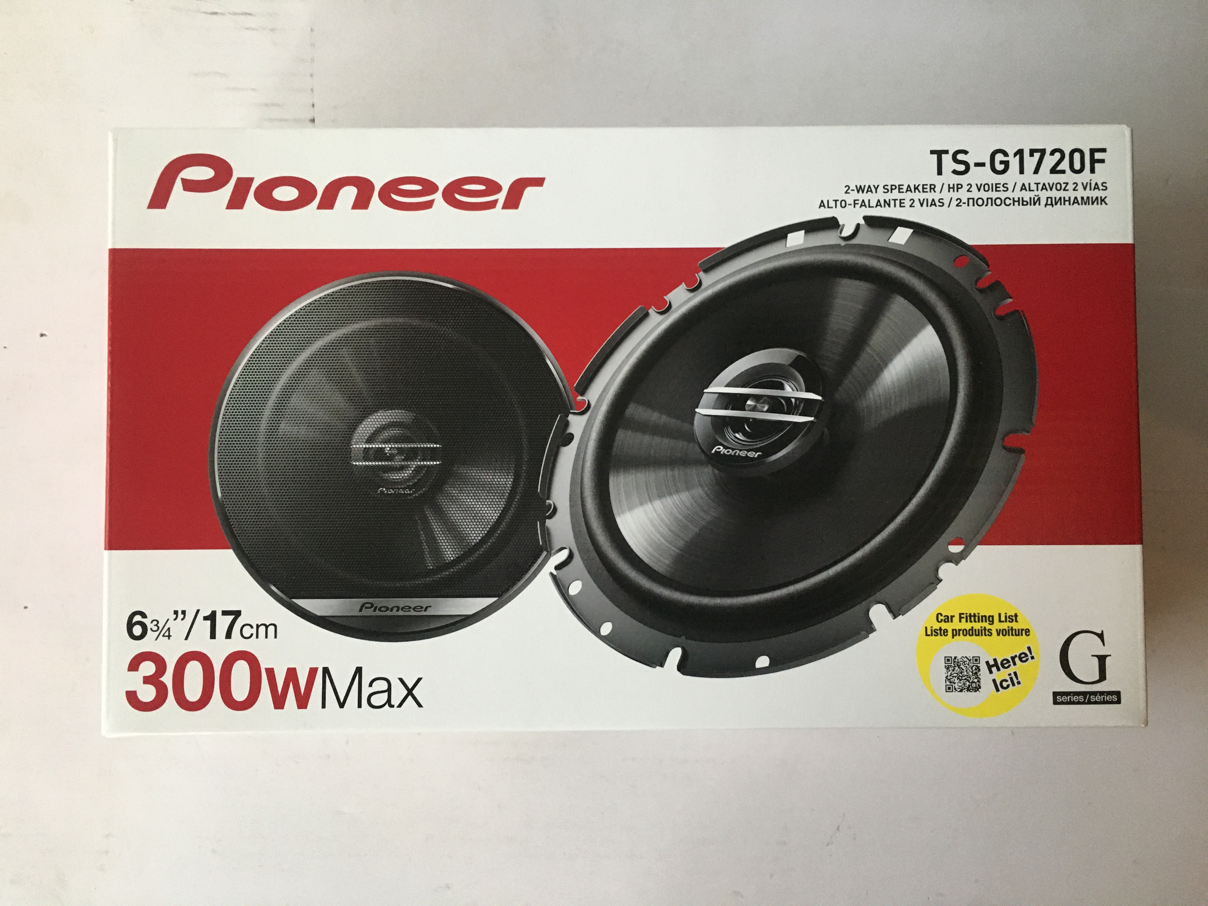 TS-G1720F 6.5 PIONEER Автоговорители комплект