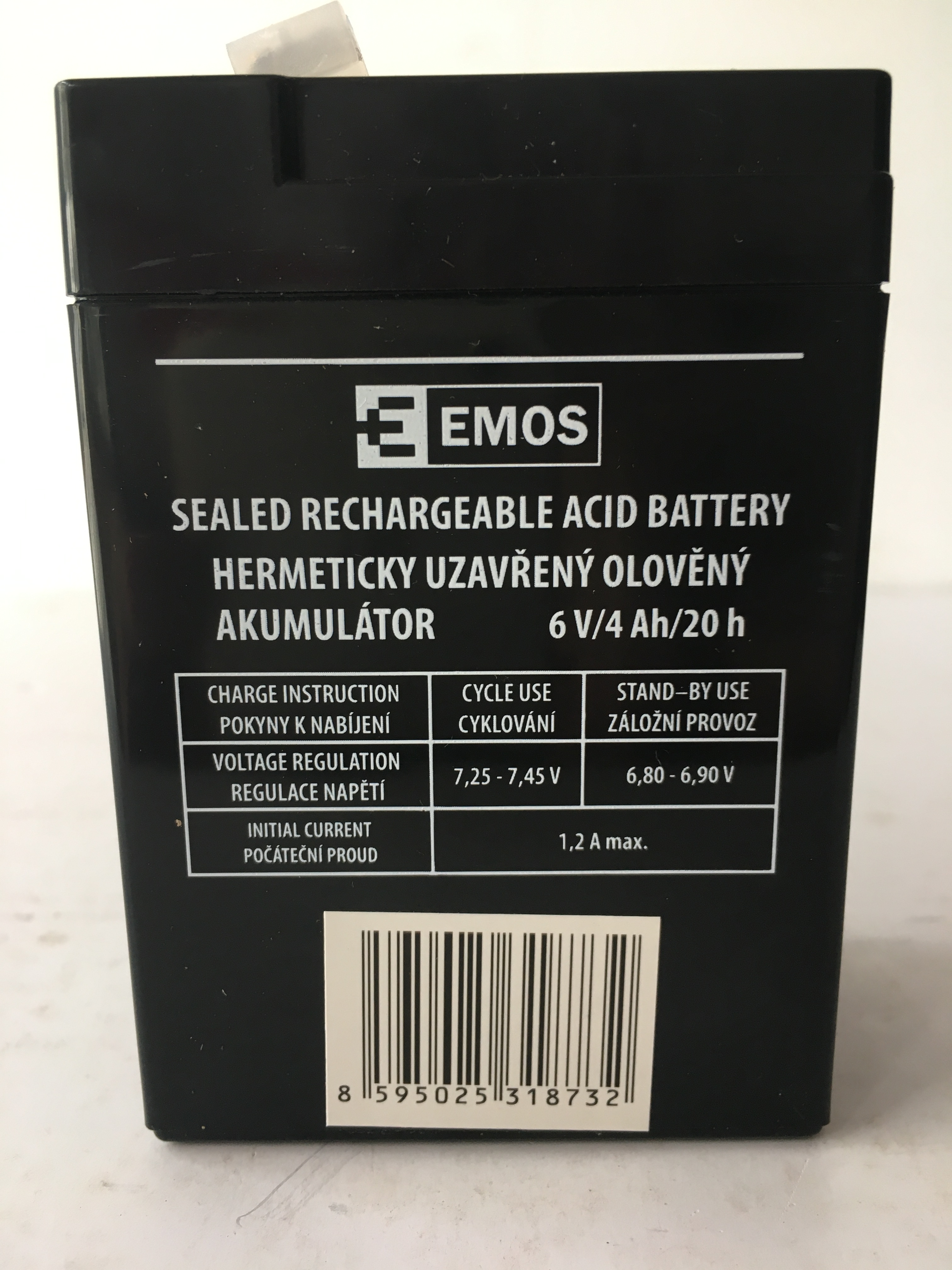 B9641 EMOS 6V/4AH ACUMULATOR 