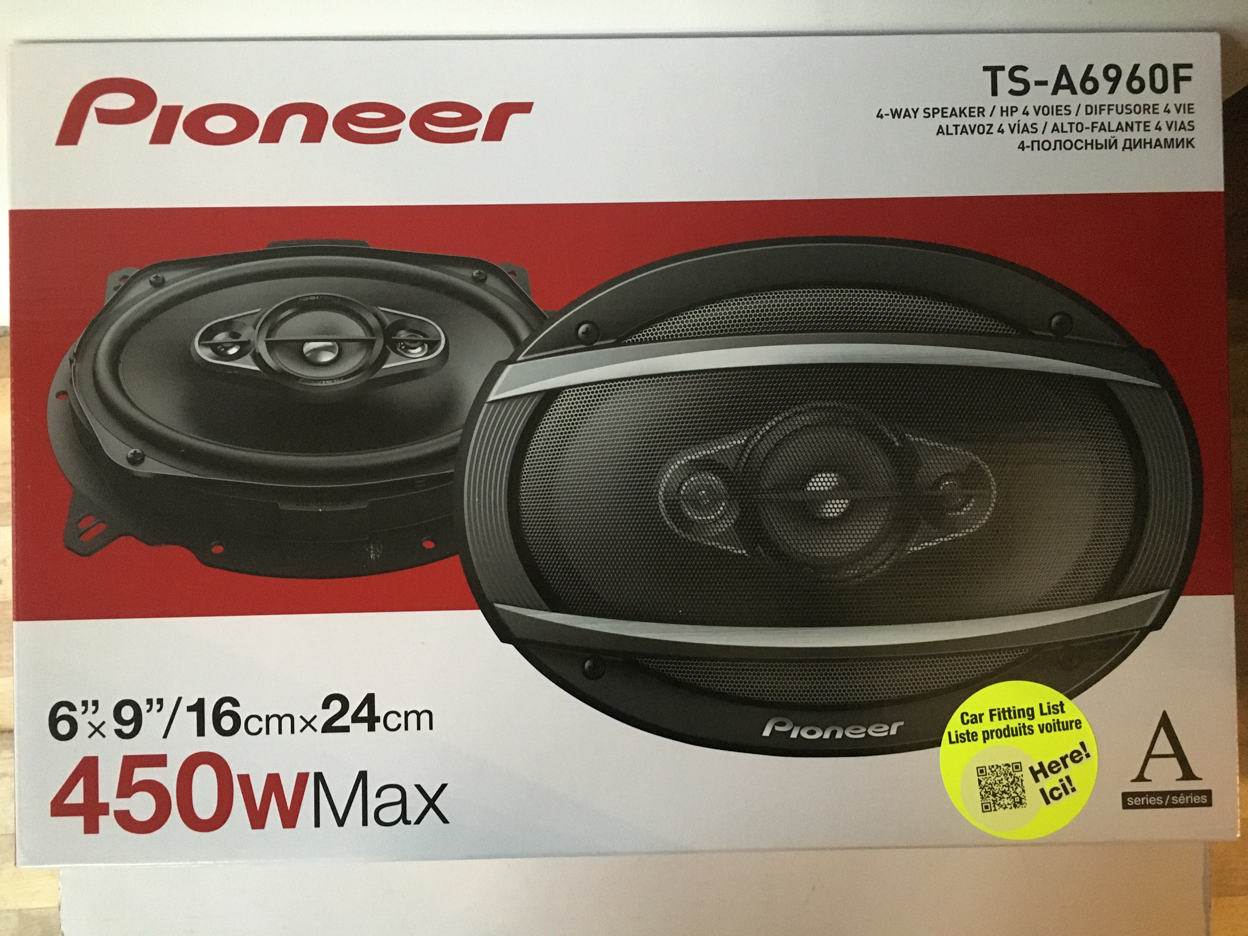 TS-A6960F 4WAY PIONEER Автоговорители комплект